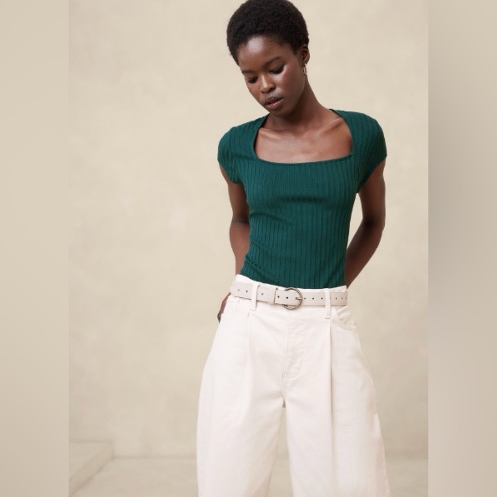 Banana Republic Wide-Ribbed Top